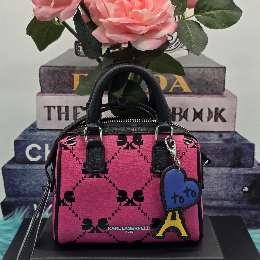 Karl Lagerfeld Pink Handbag